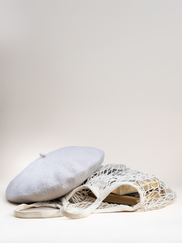 Берет женский Stigler, жемчужн. Берет женский Stigler, жемчужн.