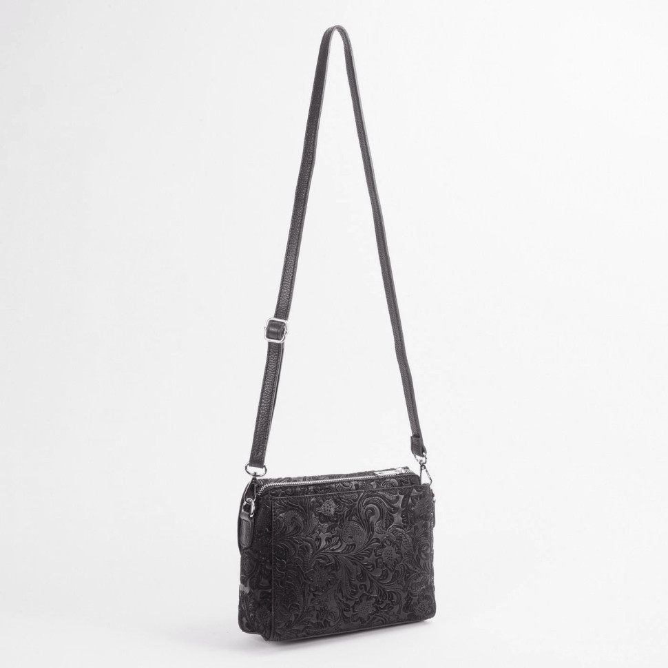 Сумка женская итальянская Roberta Firenze sissi 745 чёрная