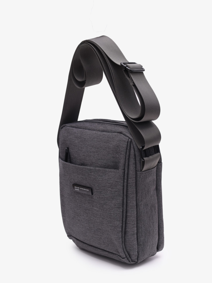 Сумка мужская Baggins 1017 серая Сумка мужская Baggins 1017 серая