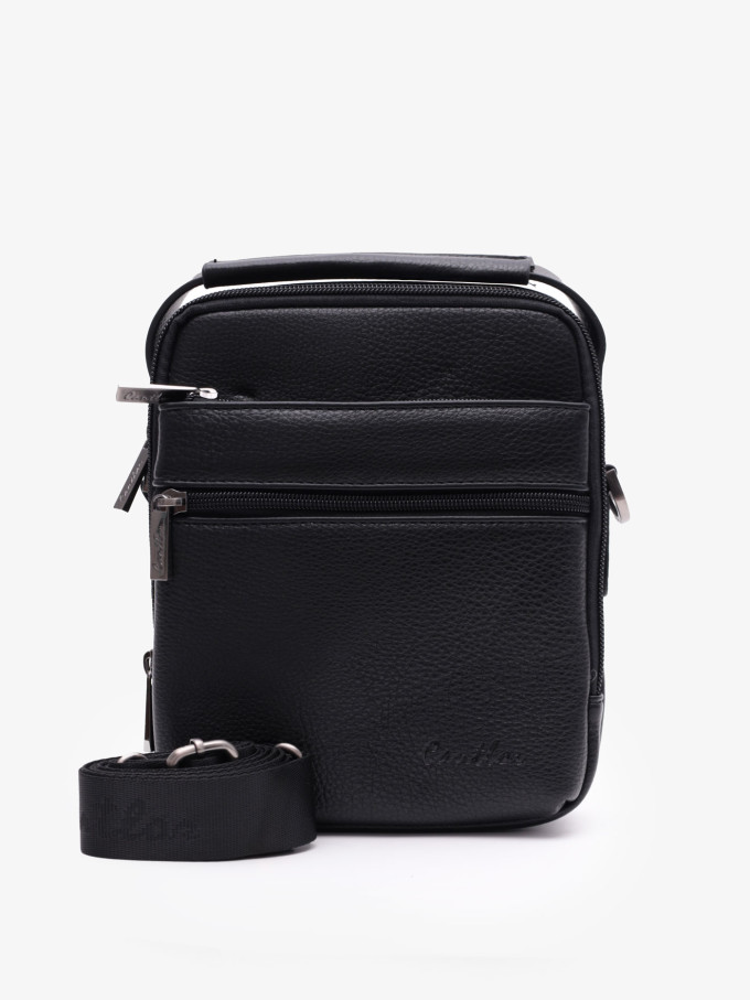 Сумка мужская Cantlor Ж03-G1312S-5 черная Сумка мужская Cantlor Ж03-G1312S-5 черная