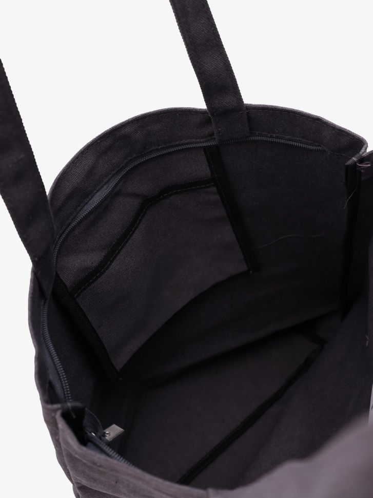 Сумка-шопер Б 6003 серая Сумка-шопер Б 6003 серая