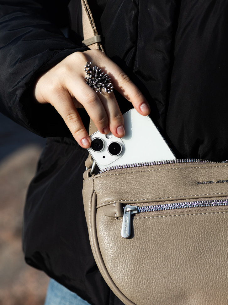 Сумка женская David Jones 7715 warm taupe Сумка женская David Jones 7715 warm taupe