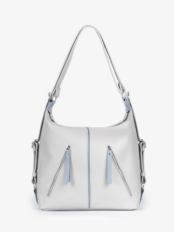 Сумка-рюкзак Sumkov Р-286/1 светло-серая