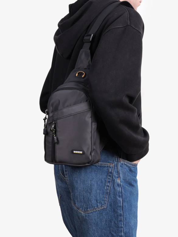 Рюкзак на одно плечо Baggins 82055 серый