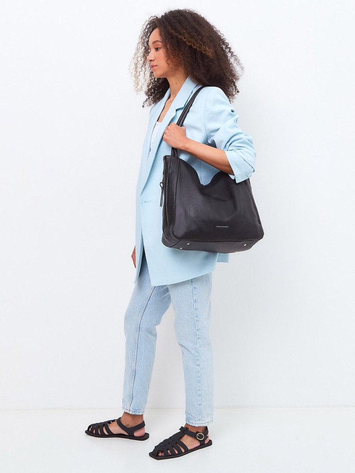 Сумка FIATO 2602 вителло черная Сумка FIATO 2602 вителло черная