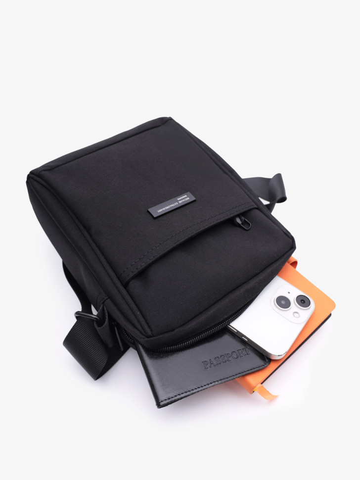 Сумка мужская Baggins 1017 черная Сумка мужская Baggins 1017 черная