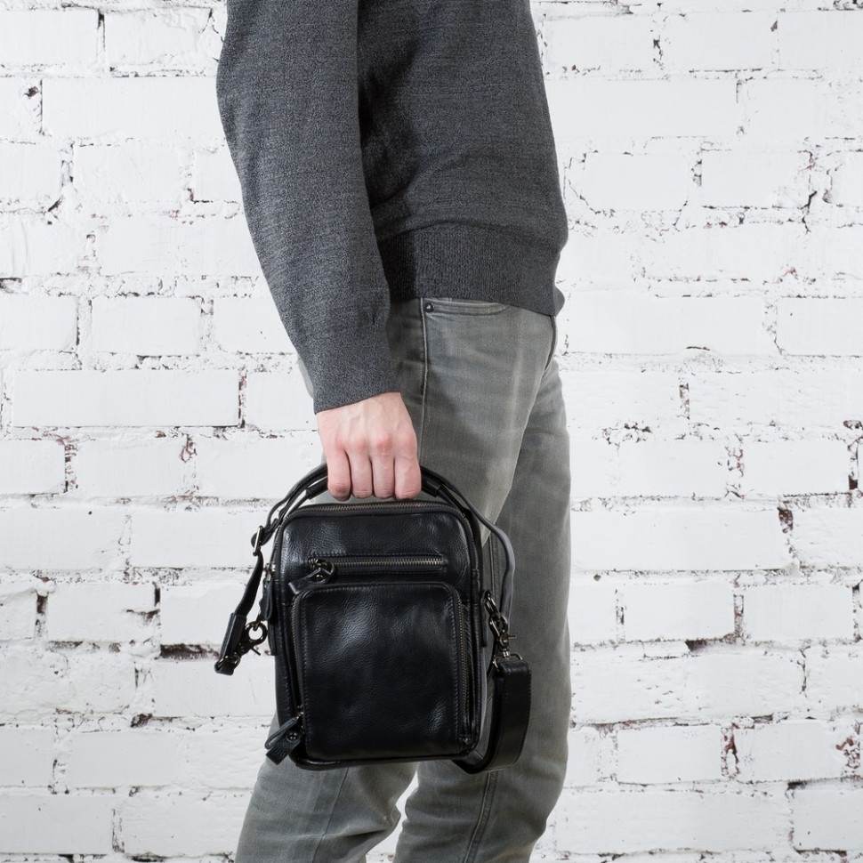 Сумка мужская 5005 чёрная Сумка мужская 5005 чёрная