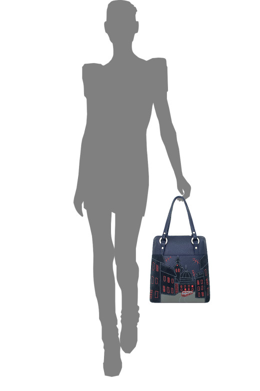 Сумка-трансформер Protege, ДС-226-264, "Город-34"синяя Сумка-трансформер Protege, ДС-226-264, "Город-34"синяя