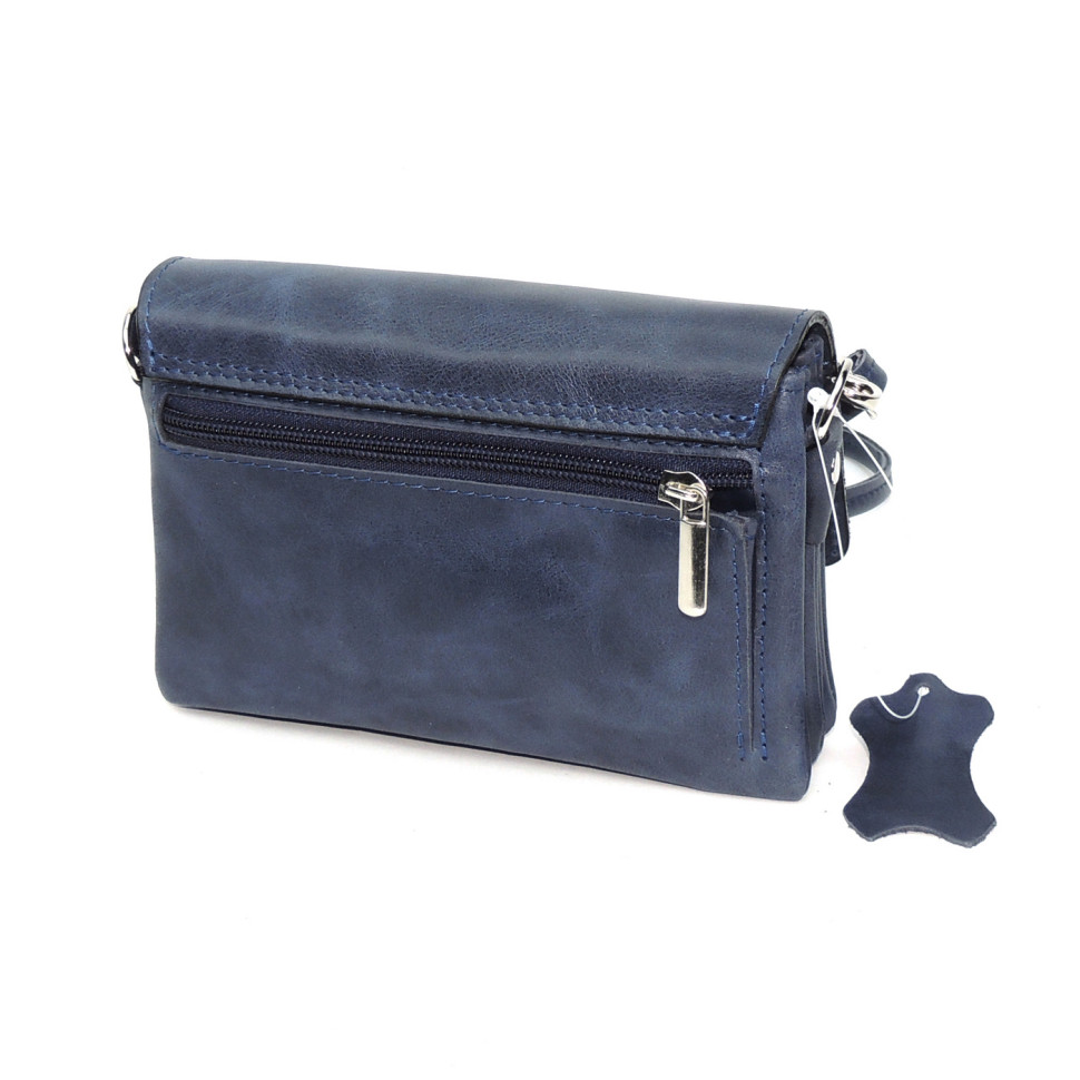 Женская сумочка кошелёк Natalia Kalinovskaya С53т «Колибри» синяя Женская сумочка кошелёк Natalia Kalinovskaya С53т «Колибри» синяя