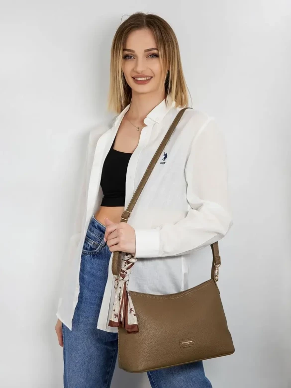  Сумка женская David Jones 6709 d.taupe