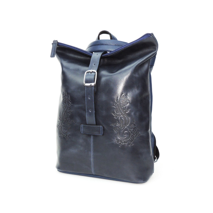 Сумка-рюкзак Natalia Kalinovskaya, "Карла" синяя Сумка-рюкзак Natalia Kalinovskaya, "Карла" синяя