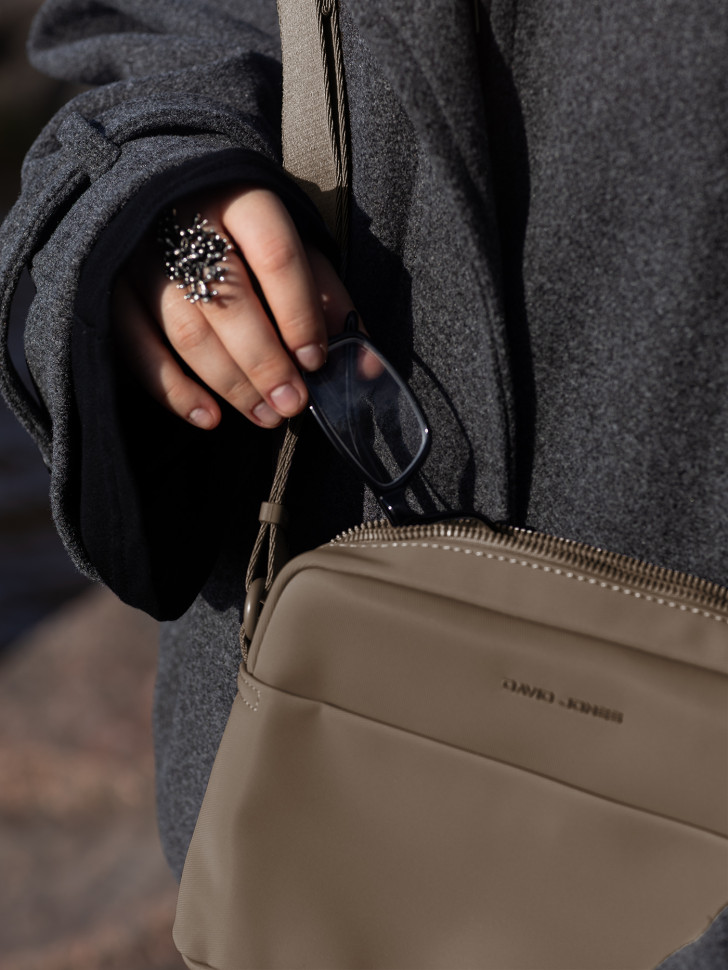 Сумка женская David Jones 7655 taupe Сумка женская David Jones 7655 taupe
