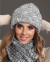 Шапка женская 23-229 Stigler серый/молочный