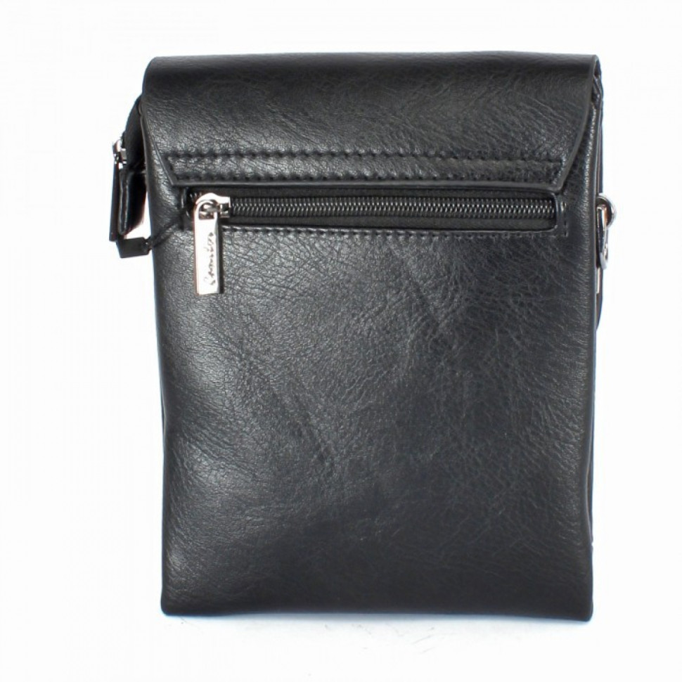 Мужская сумка-планшет из экокожи Cantlor Y03-1 чёрная Мужская сумка-планшет из экокожи Cantlor Y03-1 чёрная