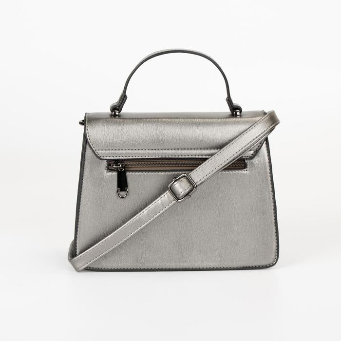 Сумка женская, 5984395 серебристая