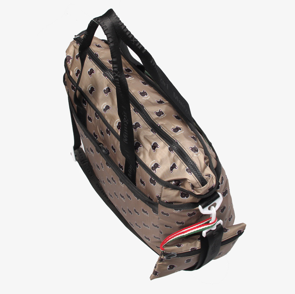 Сумка Minigirl 3089 коты коричневая