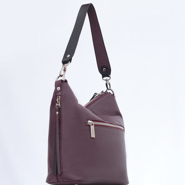 Сумка женская Richet, 2888LN 358335 бордовая Сумка женская Richet, 2888LN 358335 бордовая