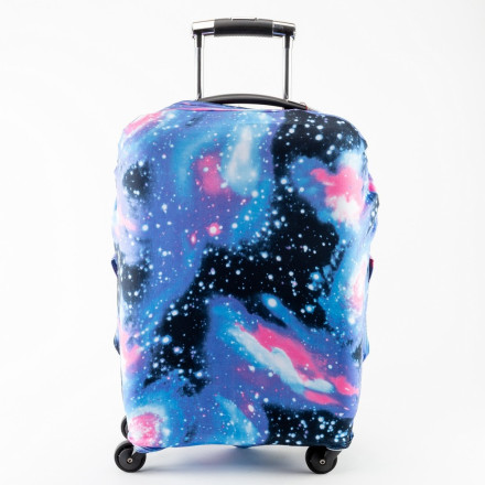 Чехол для чемодана космос размер M Чехол для чемодана космос размер M