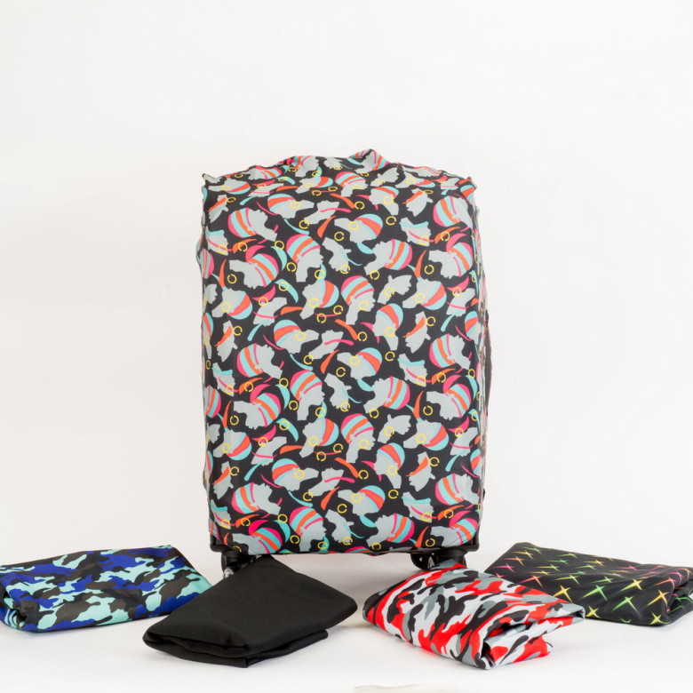 Чехол для чемодана космос размер M