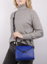 Сумка женская Fiato, 2600 саффиано синяя