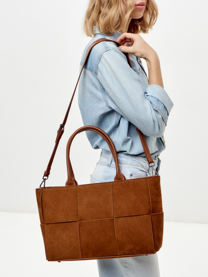 Сумка Curanni 9847 замша рыжая Сумка Curanni 9847 замша рыжая