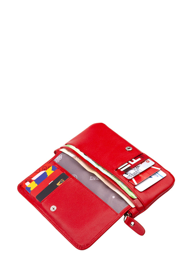 Кошелек Esse, 77583 ИНКАНТО RED красный Кошелек Esse, 77583 ИНКАНТО RED красный