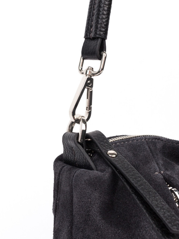 Сумка FIATO 2641 замша серая