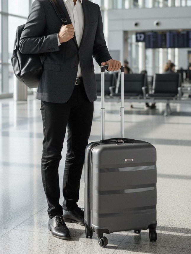 Чемодан для ручной клади из полипропилена Rion+, 460 18" Чемодан для ручной клади из полипропилена Rion+, 460 18"