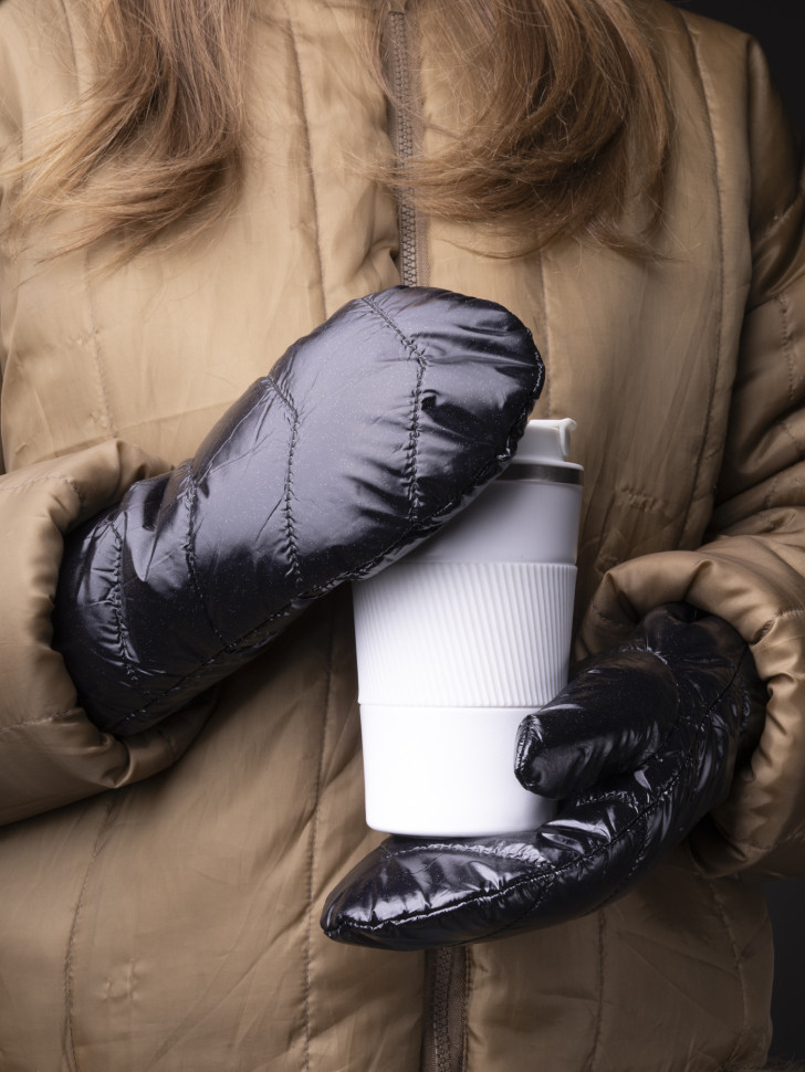 Варежки женские Baggins балоний стег.угол в ассорт.