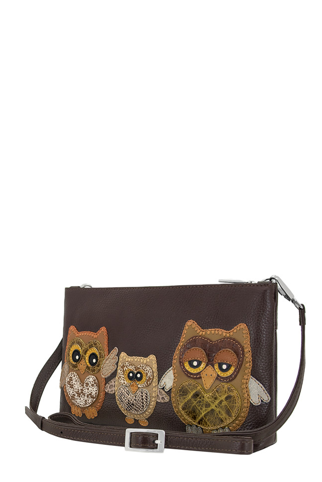 Сумка женская Protege, ДС-251-99 "Совята №2" мокко Сумка женская Protege, ДС-251-99 "Совята №2" мокко