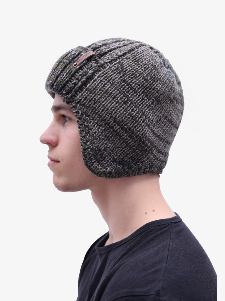 Шапка-ушанка мужская 11461 MARHATTER хаки Шапка-ушанка мужская 11461 MARHATTER хаки