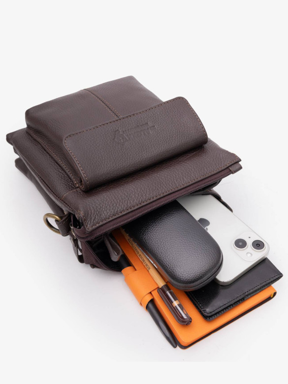 Сумка мужская zн ALEXX ALG0108 коричневый Сумка мужская zн ALEXX ALG0108 коричневый