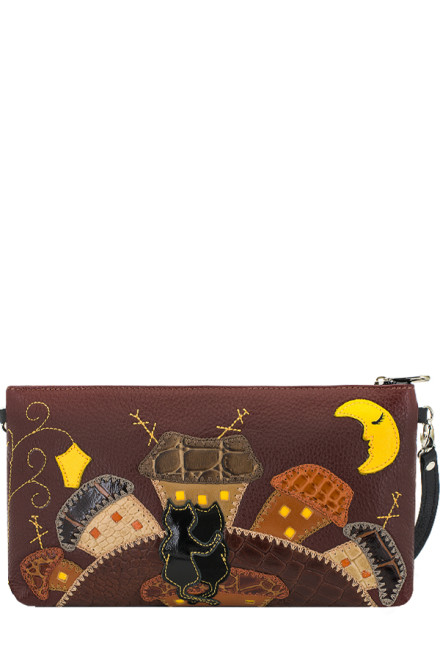 Сумка женская Protege, ДС-251-46, "Город №4 ночь" чёрная