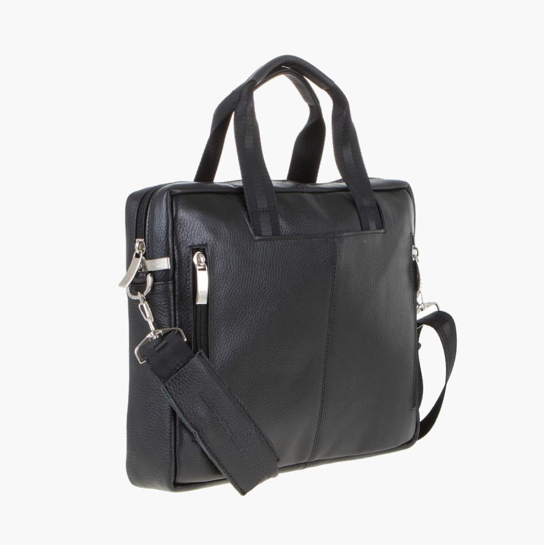 Портфель мужской из кожи Maxsimo Tarnavsky 1020 чёрный