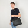 Портфель мужской из кожи Maxsimo Tarnavsky 1020 чёрный