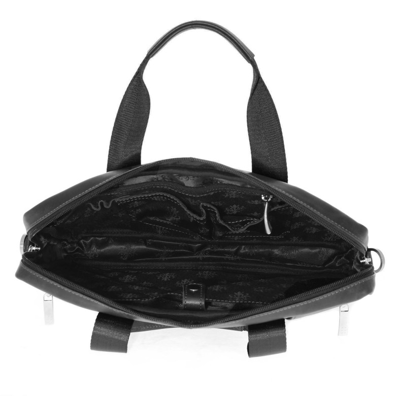 Портфель мужской из кожи Maxsimo Tarnavsky 1020 чёрный