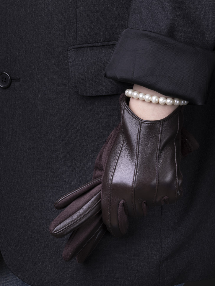 Перчатки женские HAVVS 6026 коричневые