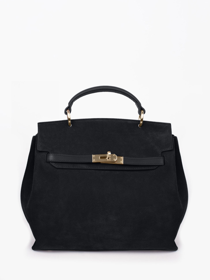 Сумка Curanni 9402 замша чёрная Сумка Curanni 9402 замша чёрная