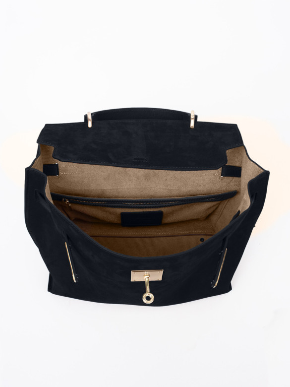 Сумка Curanni 9402 замша чёрная Сумка Curanni 9402 замша чёрная