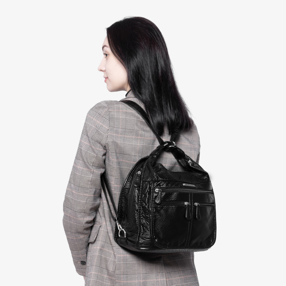 Сумка-рюкзак Runyi, А803 черная Сумка-рюкзак Runyi, А803 черная