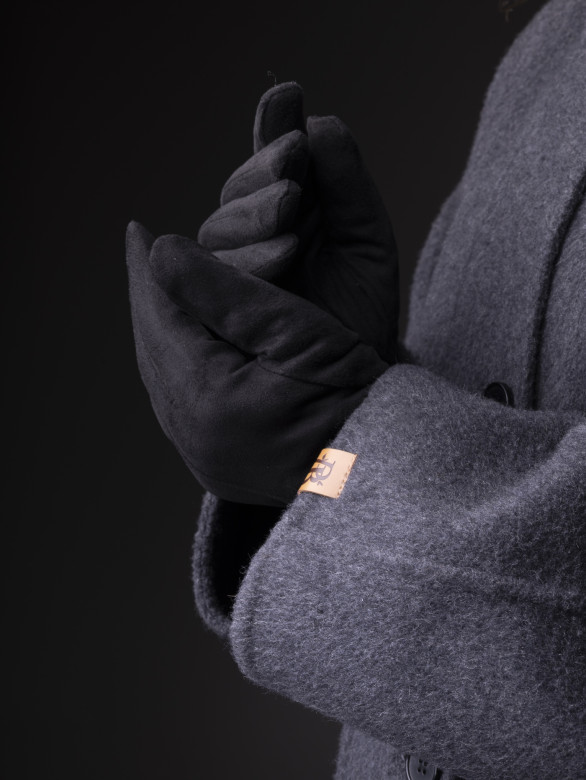 Перчатки женские Baggins черные