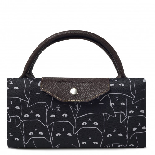 Дорожная сумка Antan, 2-313 коты/черный Дорожная сумка Antan, 2-313 коты/черный