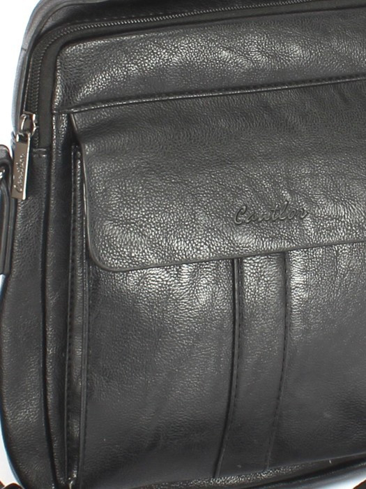 Мужская сумка-планшет из экокожи Cantlor L3080L-5 чёрная