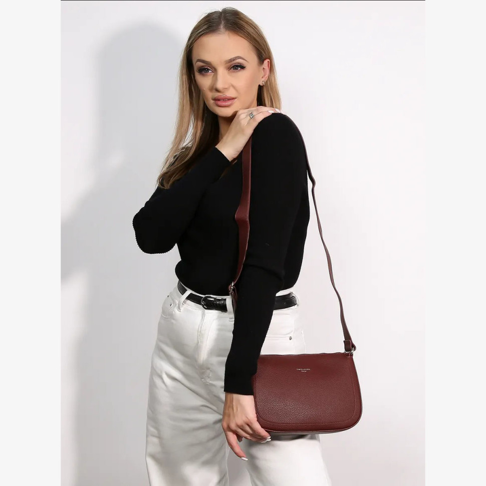 Сумка David Jones 6708B bordeaux