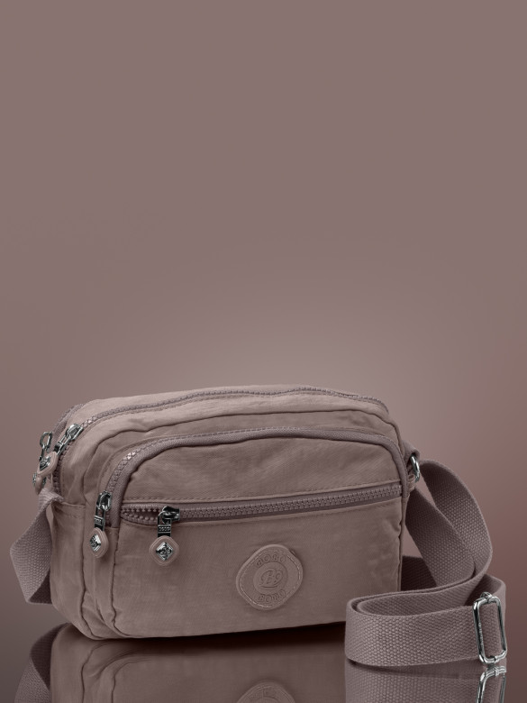 Сумка женская Bobo 8207 тёмно-бежевая