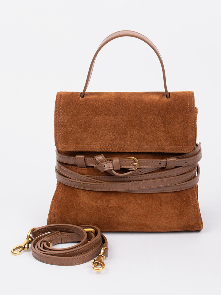 Сумка Lamagio 68920 замша рыжая