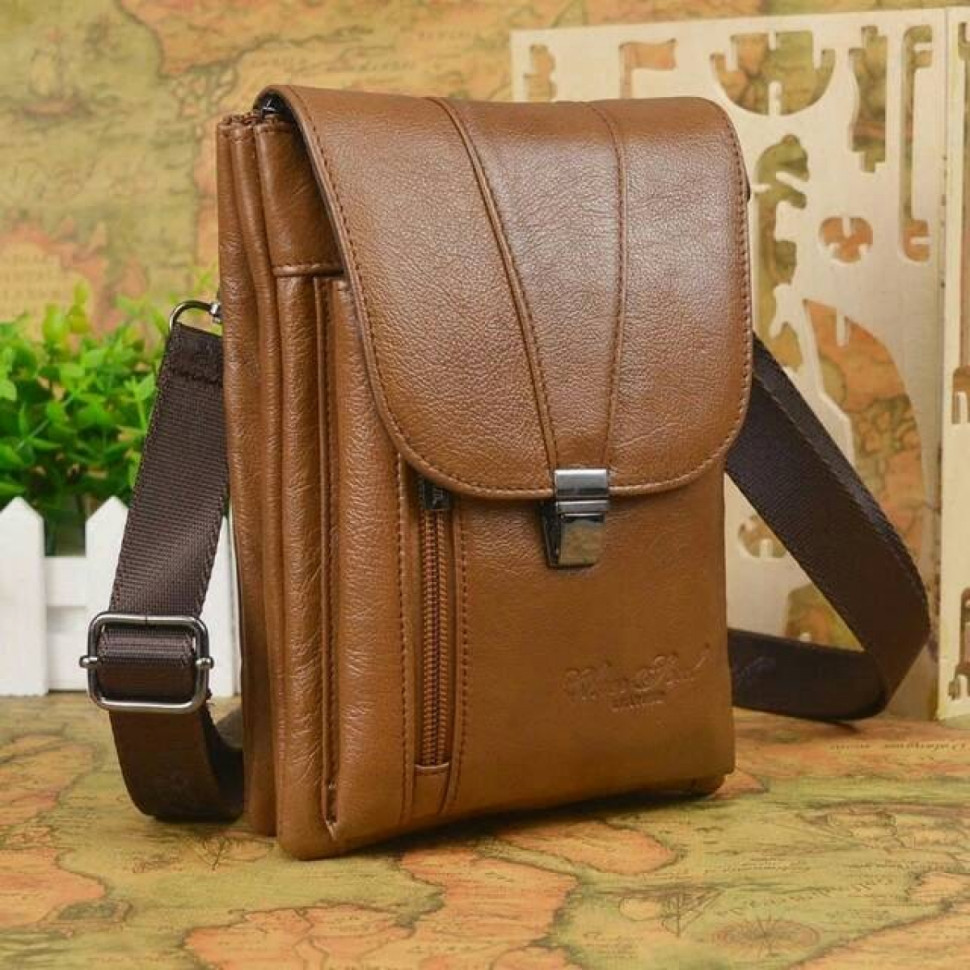 Сумка мужская Cheer Soul 2261 коричневая Сумка мужская Cheer Soul 2261 коричневая