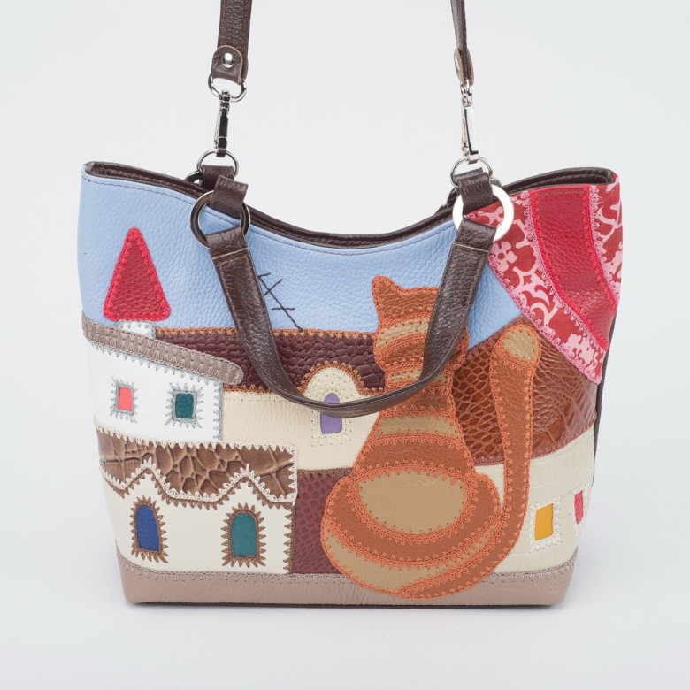 Сумка женская Protege, ДС-189-161 Окно мокко