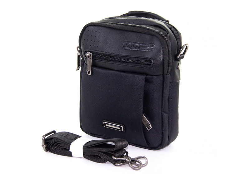 Мужская сумка-планшет из экокожи Cantlor GW103 чёрная