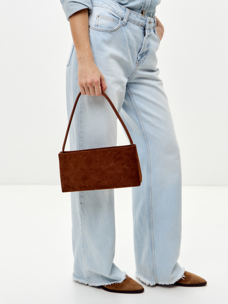 Сумка Lamagio 723 замша рыжая